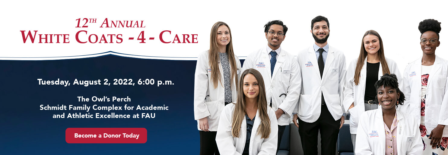 12th Annual White Coats - 4 - Care: Tuesday, August 2, 2022, 6:00 p.m., The Owl%27s Perch - Become a Donor Today!
